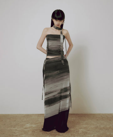 Sheer Jovian Wrap Skirt